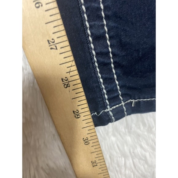 VGS  Women's Jeans Skinny Sz 12 Embroidered Medium/Dark - Picture 10 of 12